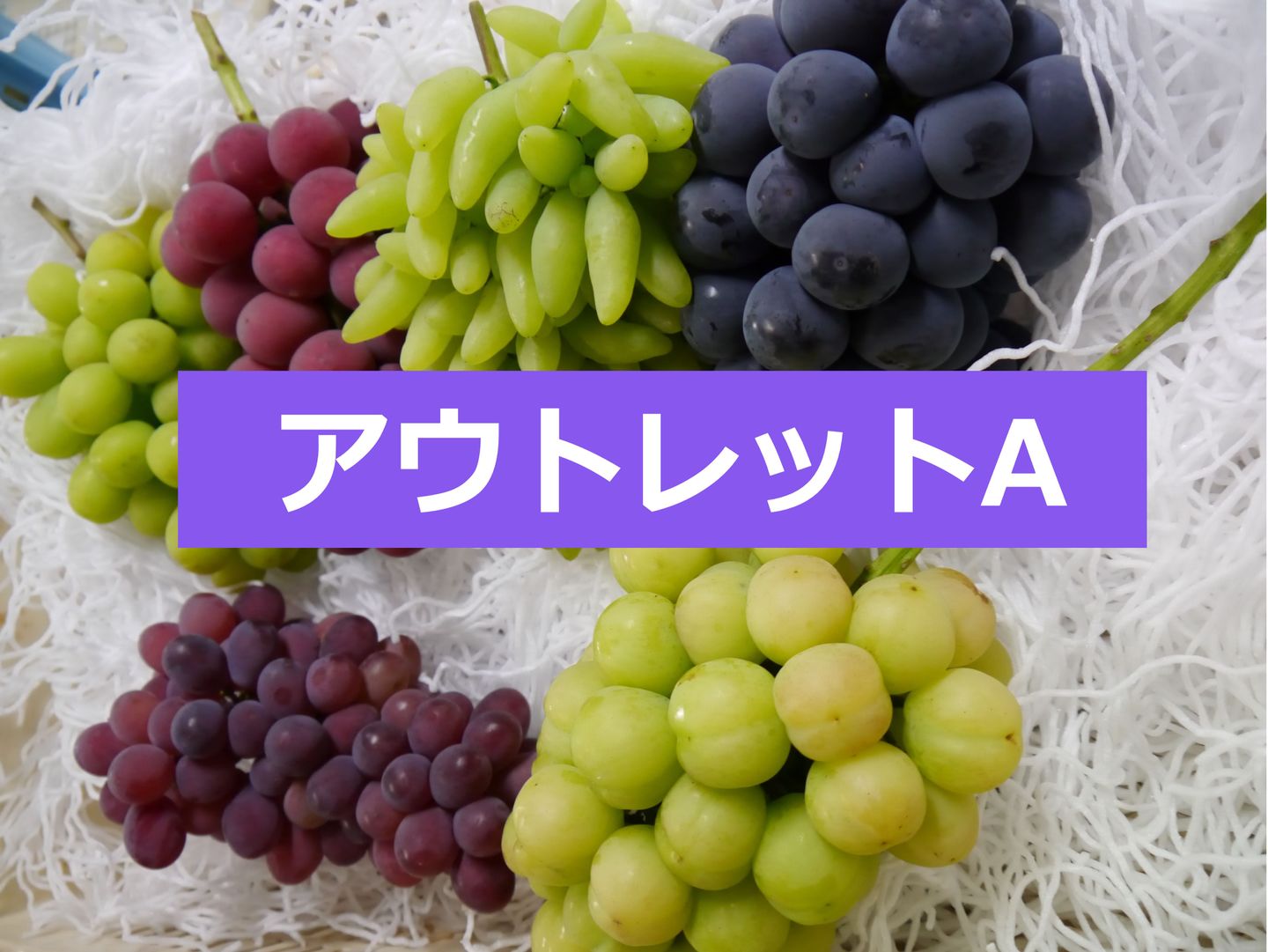 山梨のぶどう小林農園にこっと種無しシャインマスカット